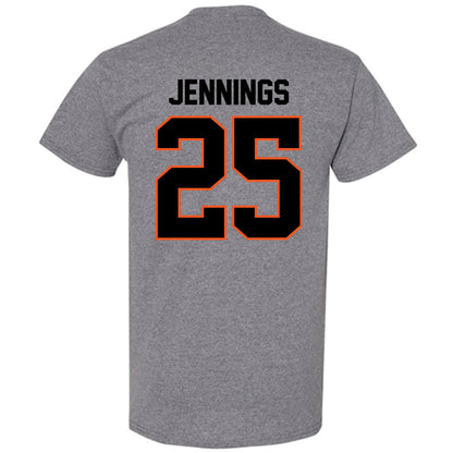 Oklahoma State - NCAA Men's Basketball : Robert Jennings - Classic Shersey T-Shirt-1