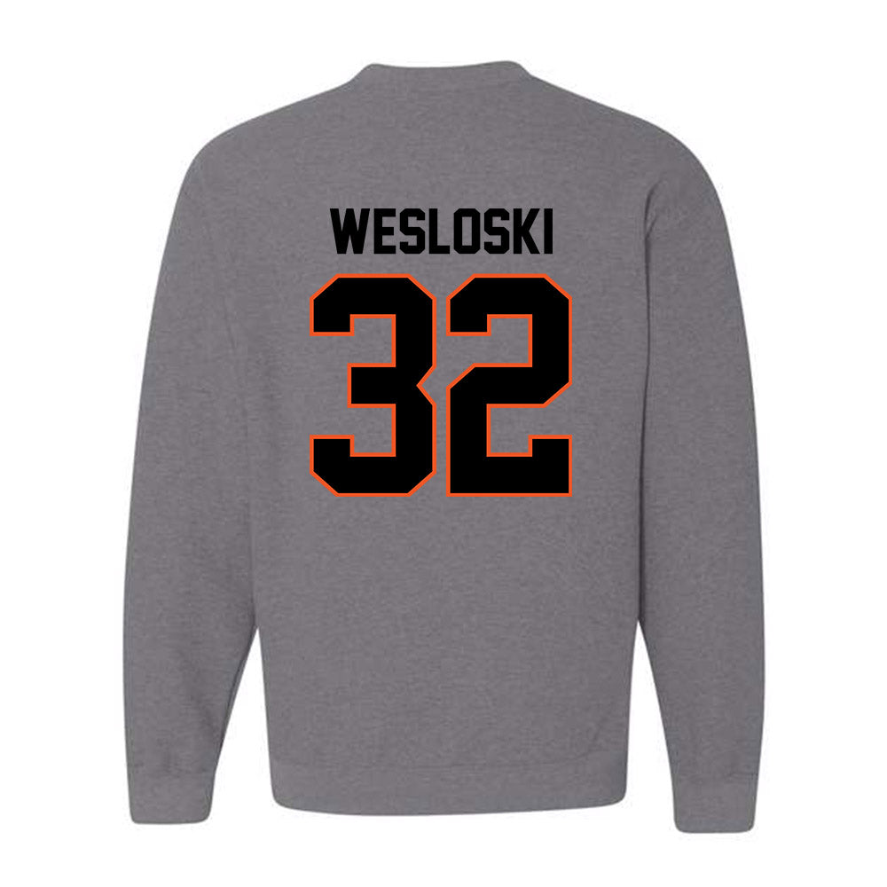 Oklahoma State - NCAA Football : Ethan Wesloski - Classic Shersey Crewneck Sweatshirt-1