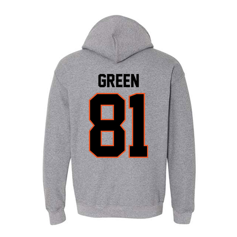 Oklahoma State - NCAA Football : Donovan Green - Classic Shersey Hooded Sweatshirt-1