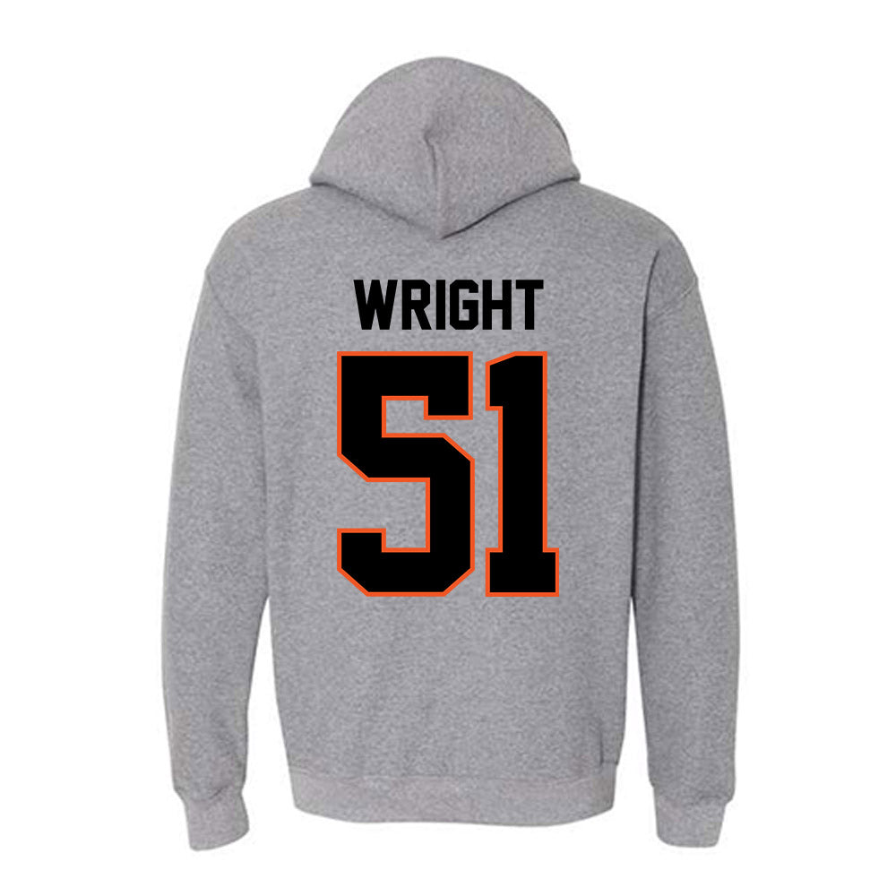 Oklahoma State - NCAA Men's Basketball : John-Michael Wright - Classic Shersey Hooded Sweatshirt