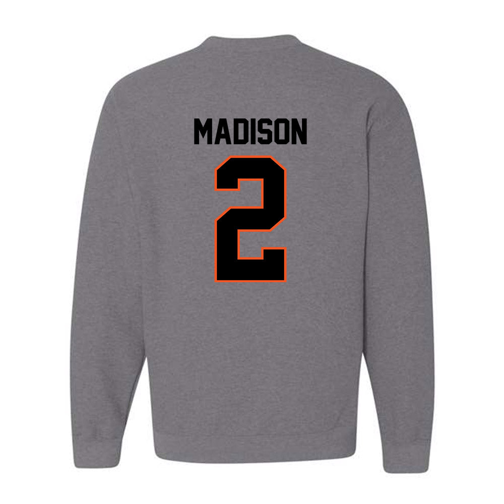 Oklahoma State - NCAA Women's Soccer : Victoria Madison - Classic Shersey Crewneck Sweatshirt-1
