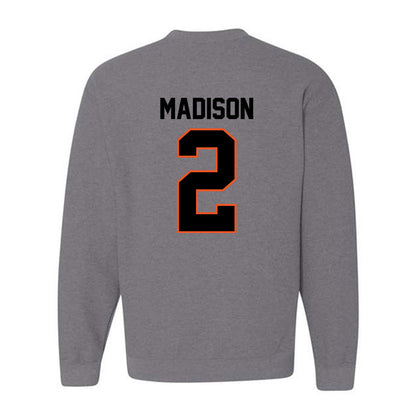 Oklahoma State - NCAA Women's Soccer : Victoria Madison - Classic Shersey Crewneck Sweatshirt-1