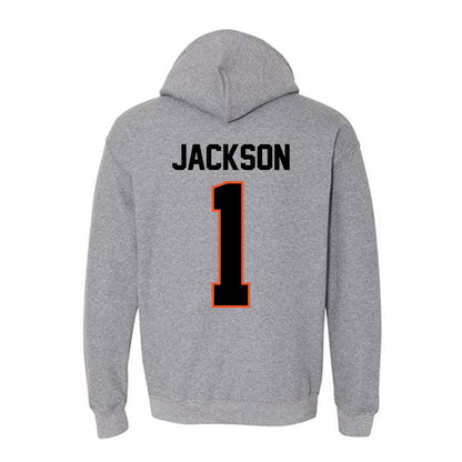 Oklahoma State - NCAA Football : Evan Jackson - Classic Shersey Hooded Sweatshirt-1