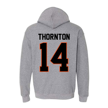 Oklahoma State - NCAA Football : Jabarie Thornton - Classic Shersey Hooded Sweatshirt-1