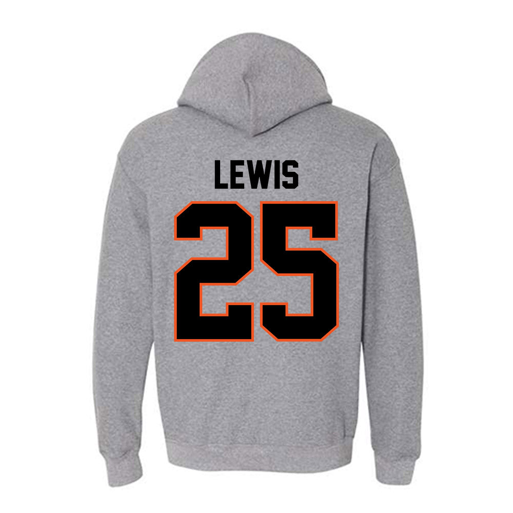 Oklahoma State - NCAA Football : Kollin Lewis - Classic Shersey Hooded Sweatshirt-1