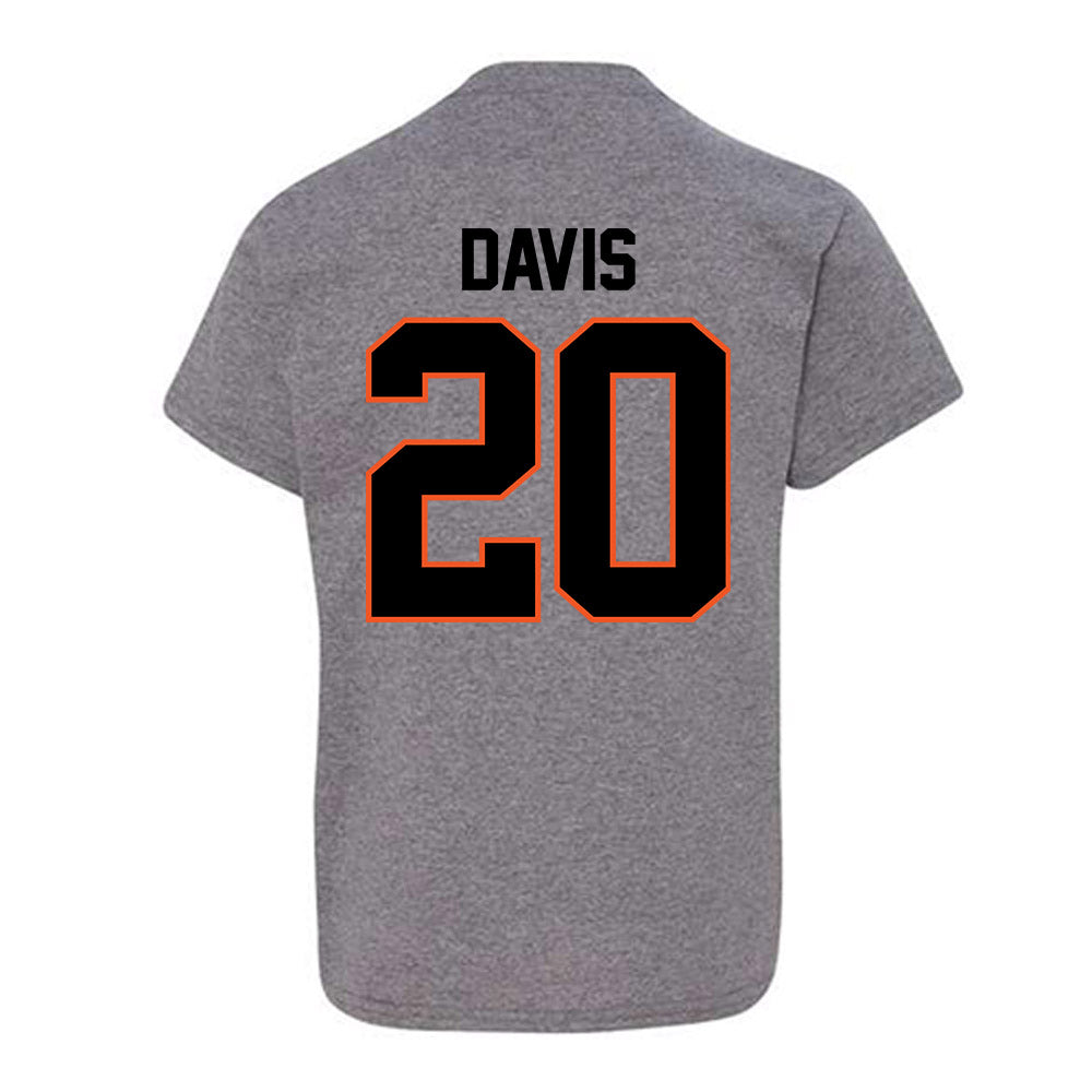 Oklahoma State - NCAA Football : Taurean Davis - Classic Shersey Youth T-Shirt-1