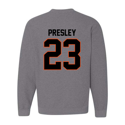 Oklahoma State - NCAA Football : Braeden Presley - Classic Shersey Crewneck Sweatshirt-1