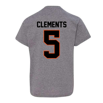 Oklahoma State - NCAA Football : Saadiq Clements - Classic Shersey Youth T-Shirt-1