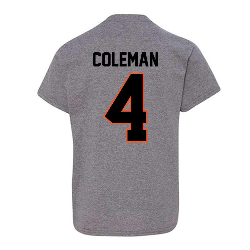 Oklahoma State - NCAA Men's Basketball : Christian Coleman - Classic Shersey Youth T-Shirt-1