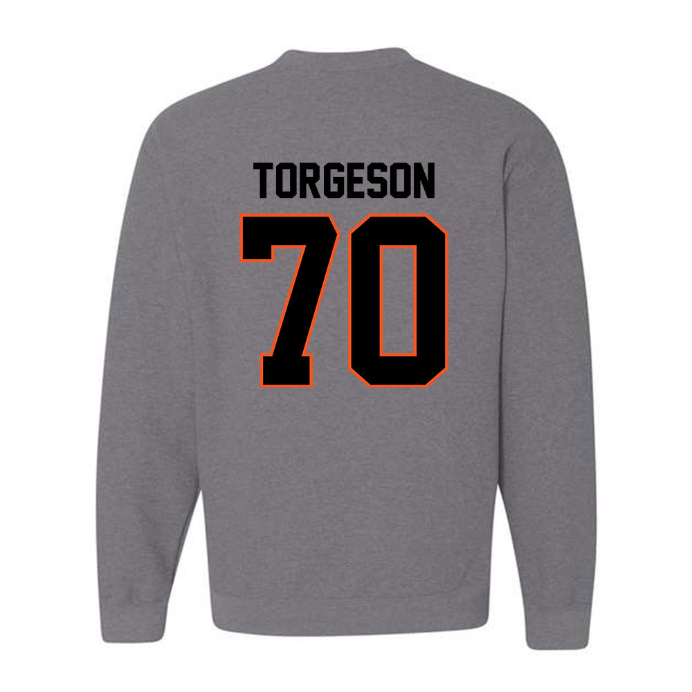 Oklahoma State - NCAA Football : Shaun Torgeson - Classic Shersey Crewneck Sweatshirt-1