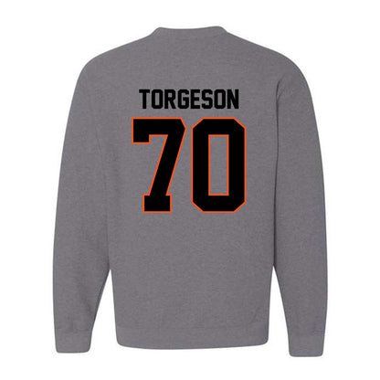 Oklahoma State - NCAA Football : Shaun Torgeson - Classic Shersey Crewneck Sweatshirt-1