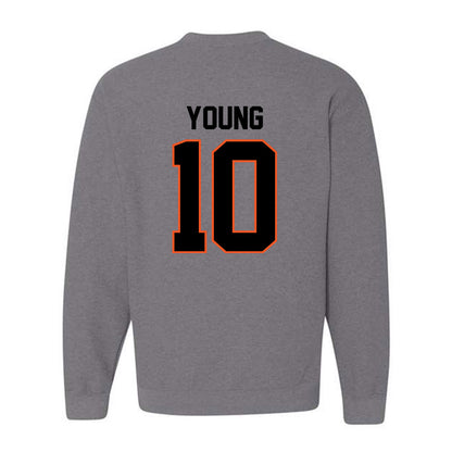 Oklahoma State - NCAA Football : Wyatt Young - Classic Shersey Crewneck Sweatshirt-1