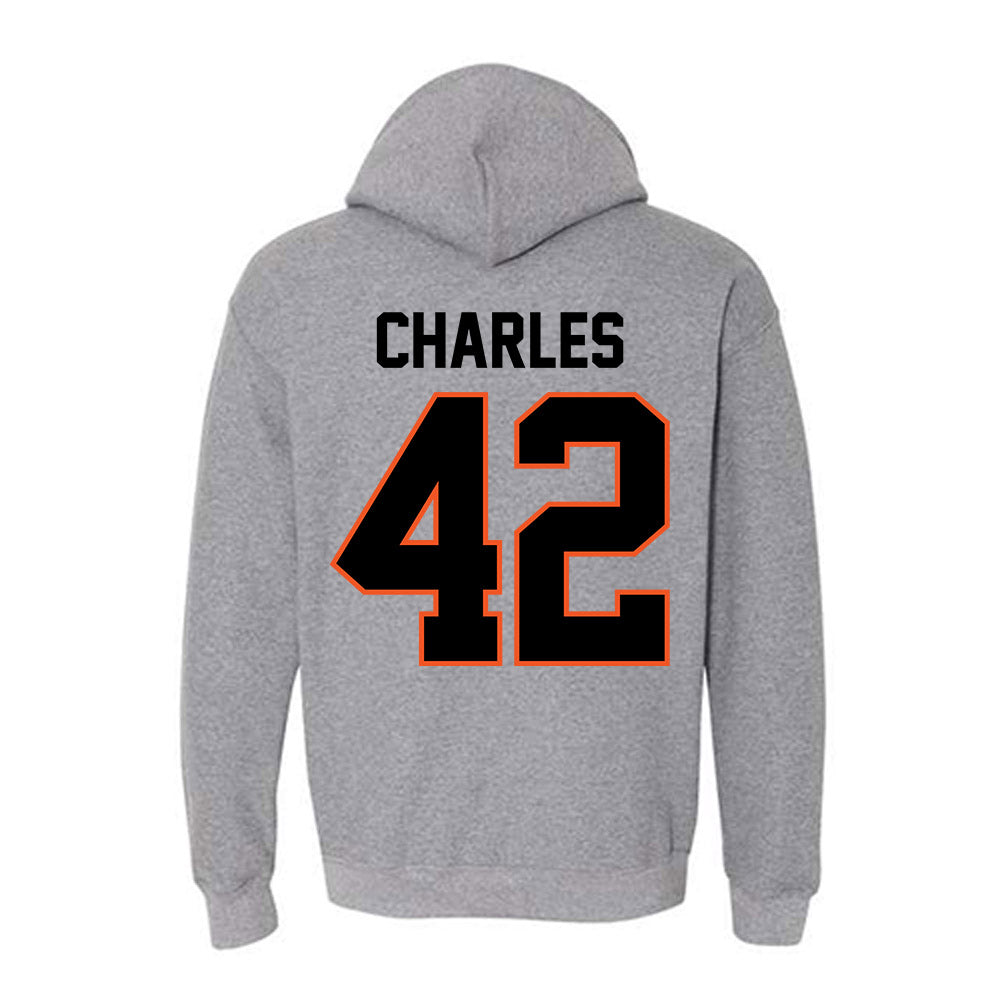 Oklahoma State - NCAA Football : Malik Charles - Classic Shersey Hooded Sweatshirt-1