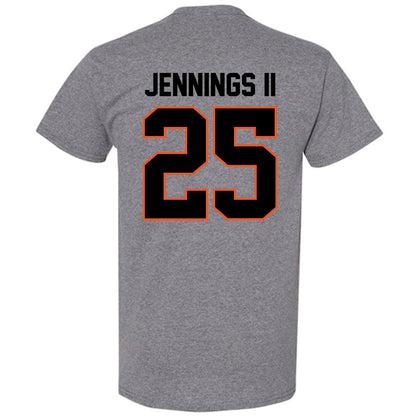 Oklahoma State - NCAA Men's Basketball : Robert Jennings II - Classic Shersey T-Shirt-1