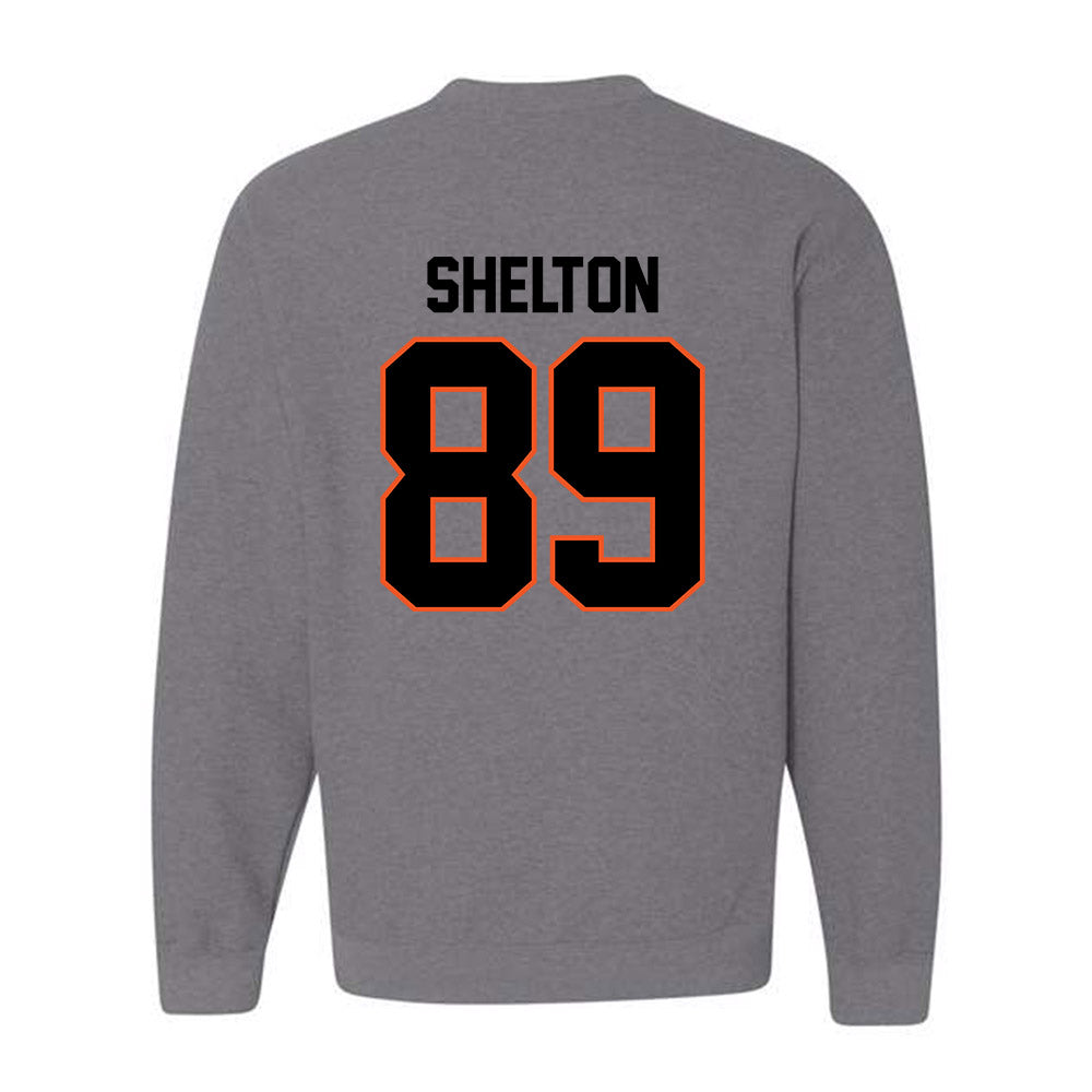 Oklahoma State - NCAA Football : Quincy Shelton - Classic Shersey Crewneck Sweatshirt-1