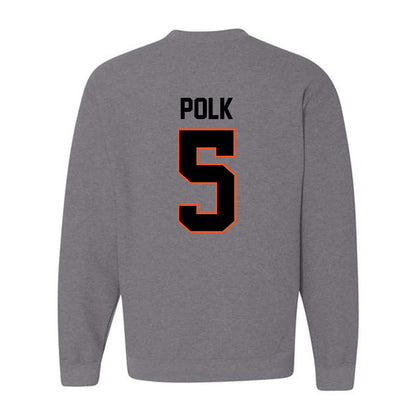 Oklahoma State - NCAA Football : Israel Polk - Classic Shersey Crewneck Sweatshirt-1