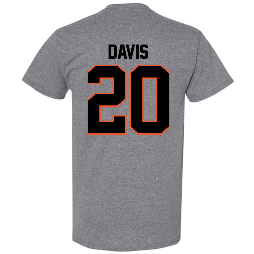Oklahoma State - NCAA Football : Taurean Davis - Classic Shersey T-Shirt-1