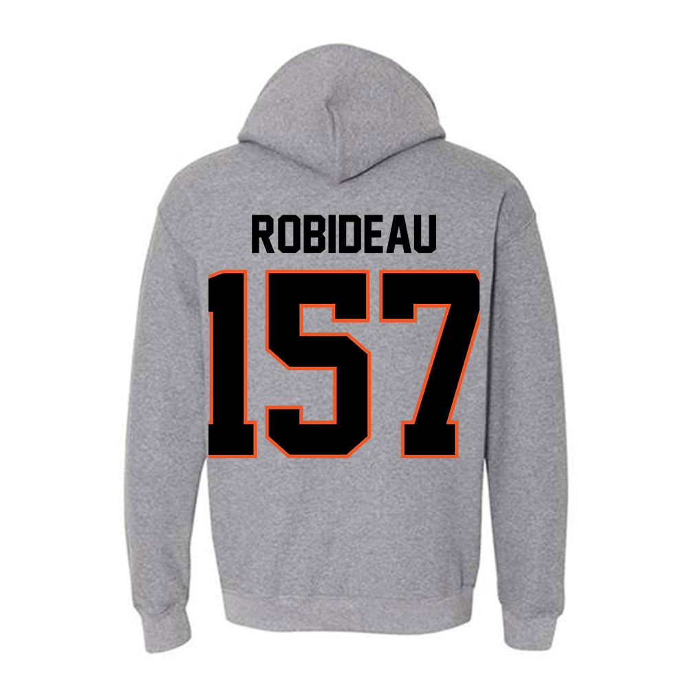 Oklahoma State - NCAA Wrestling : Landon Robideau - Classic Shersey Hooded Sweatshirt-1