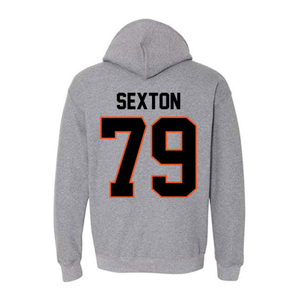 Oklahoma State - NCAA Football : Jacob Sexton - Classic Shersey Hooded Sweatshirt-1