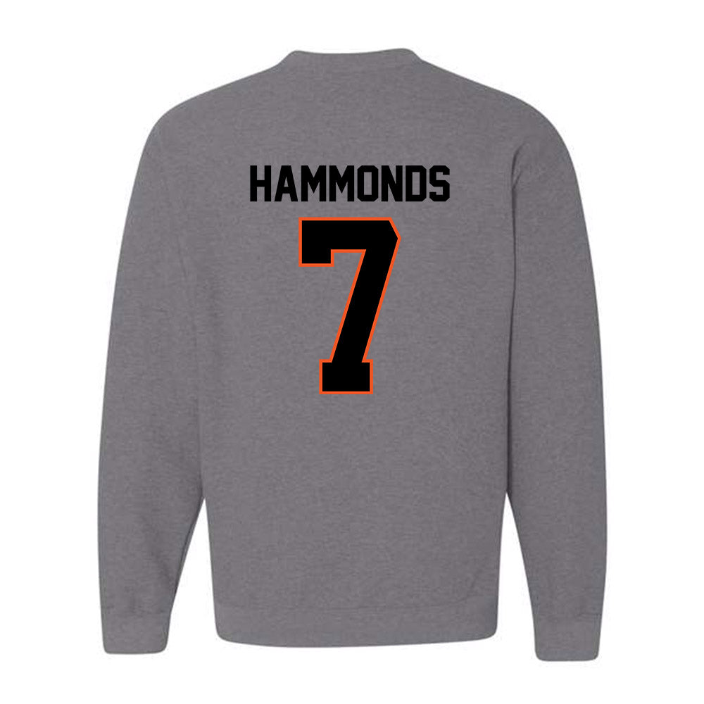 Oklahoma State - NCAA Football : Quinton Hammonds - Classic Shersey Crewneck Sweatshirt-1