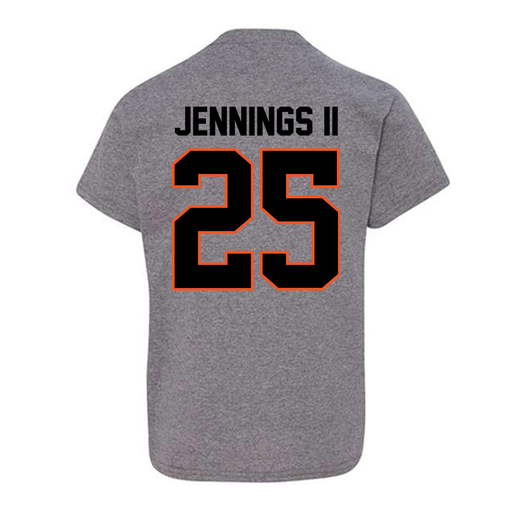 Oklahoma State - NCAA Men's Basketball : Robert Jennings II - Classic Shersey Youth T-Shirt-1