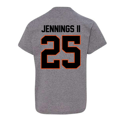 Oklahoma State - NCAA Men's Basketball : Robert Jennings II - Classic Shersey Youth T-Shirt-1