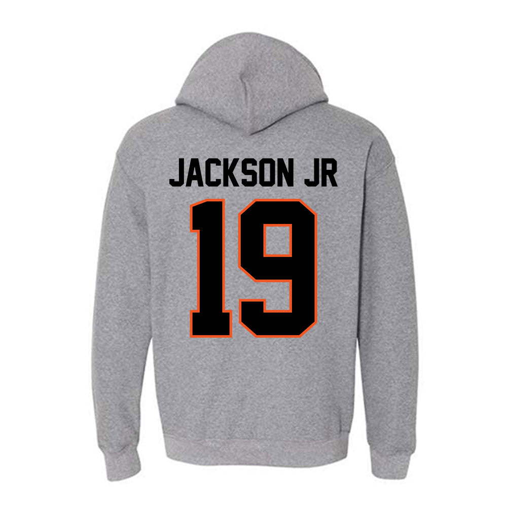 Oklahoma State - NCAA Football : DJ Jackson Jr - Classic Shersey Hooded Sweatshirt-1