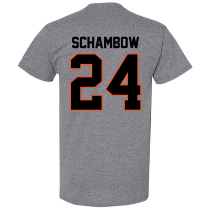 Oklahoma State - NCAA Baseball : Quinn Schambow - Classic Shersey T-Shirt-1