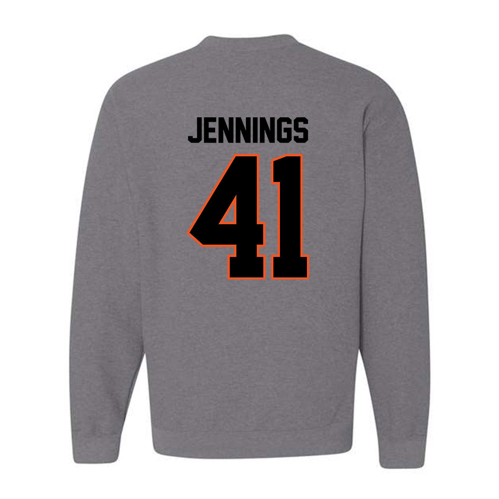 Oklahoma State - NCAA Baseball : Parker Jennings - Classic Shersey Crewneck Sweatshirt-1