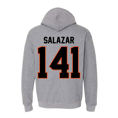 Oklahoma State - NCAA Wrestling : Ramon Salazar - Classic Shersey Hooded Sweatshirt-1