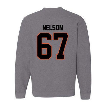 Oklahoma State - NCAA Football : Braydon Nelson - Classic Shersey Crewneck Sweatshirt-1