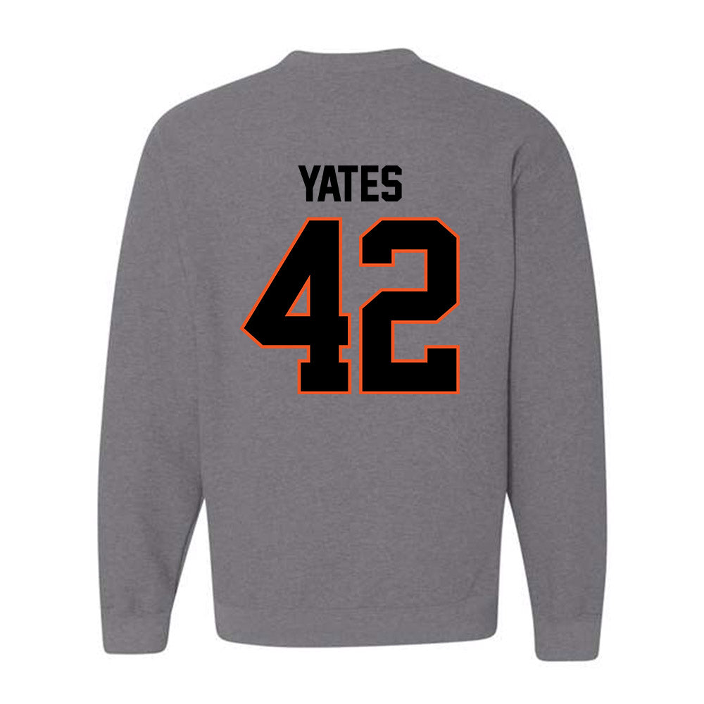 Oklahoma State - NCAA Football : Caden Yates - Classic Shersey Crewneck Sweatshirt-1