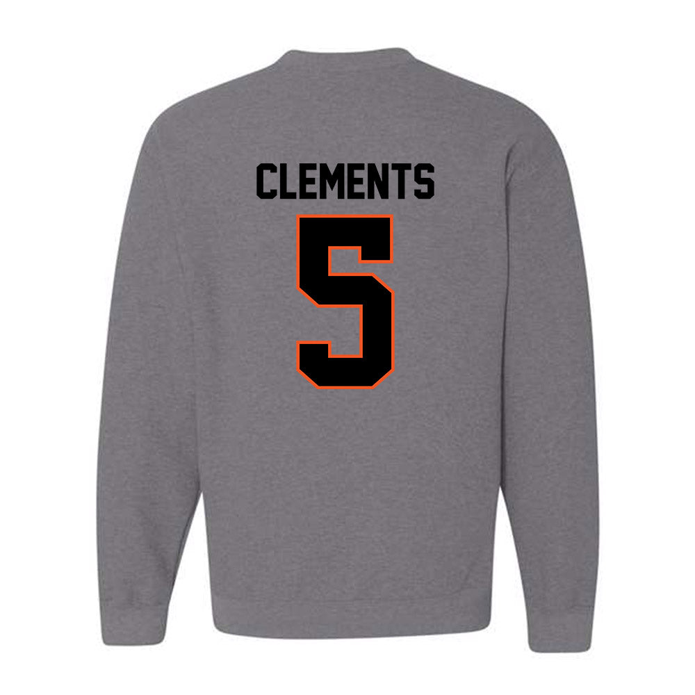 Oklahoma State - NCAA Football : Saadiq Clements - Classic Shersey Crewneck Sweatshirt-1