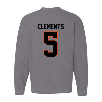 Oklahoma State - NCAA Football : Saadiq Clements - Classic Shersey Crewneck Sweatshirt-1