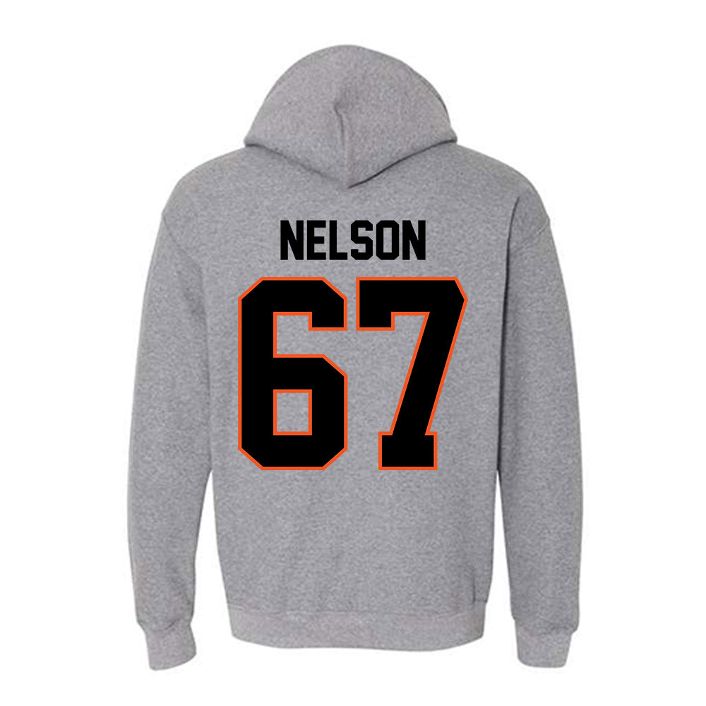 Oklahoma State - NCAA Football : Braydon Nelson - Classic Shersey Hooded Sweatshirt-1