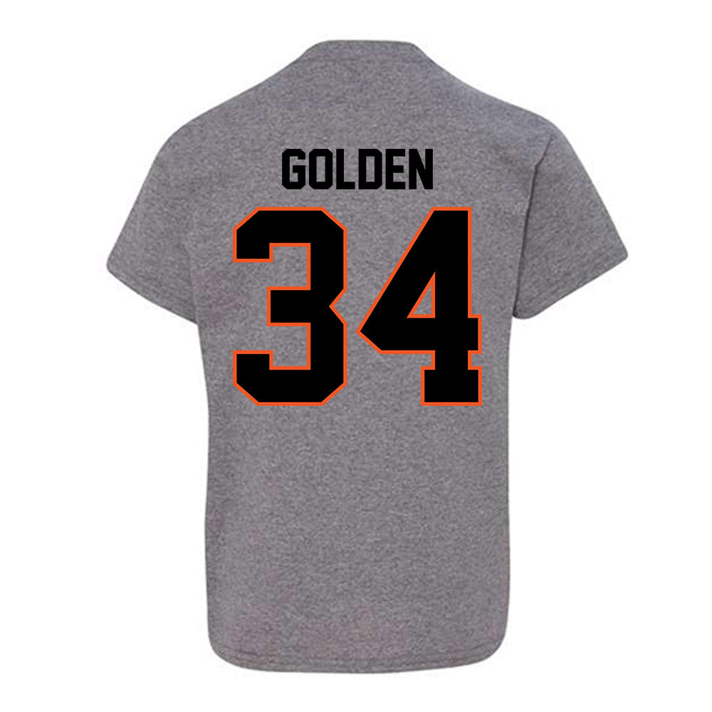 Oklahoma State - NCAA Baseball : Josiah Golden - Classic Shersey Youth T-Shirt-1