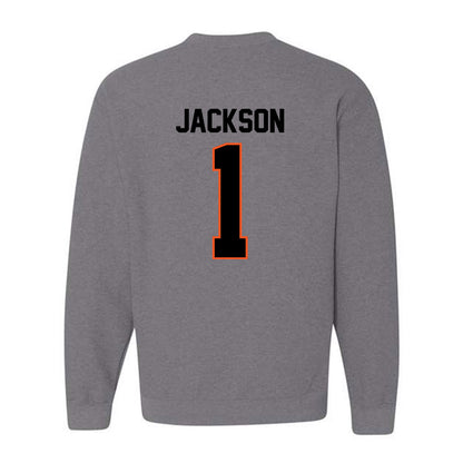 Oklahoma State - NCAA Football : Evan Jackson - Classic Shersey Crewneck Sweatshirt-1