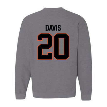 Oklahoma State - NCAA Football : Taurean Davis - Classic Shersey Crewneck Sweatshirt-1