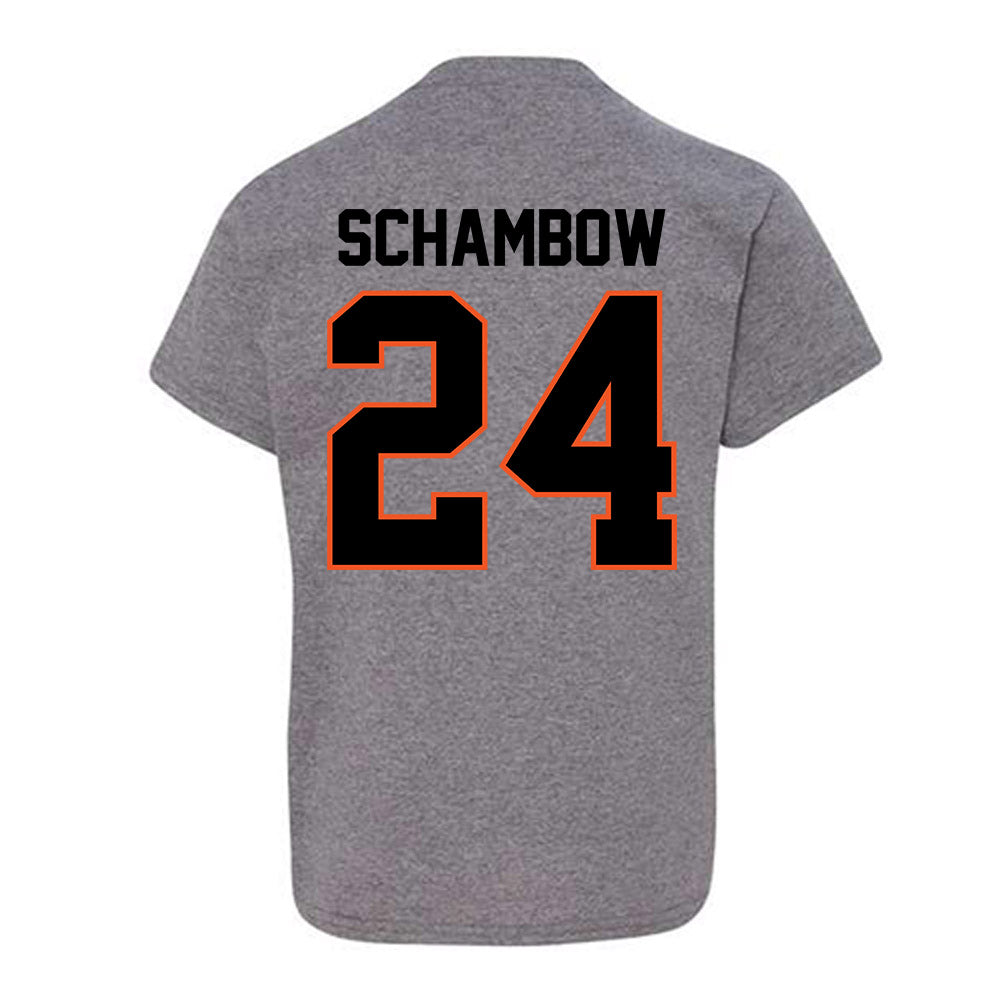Oklahoma State - NCAA Baseball : Quinn Schambow - Classic Shersey Youth T-Shirt-1