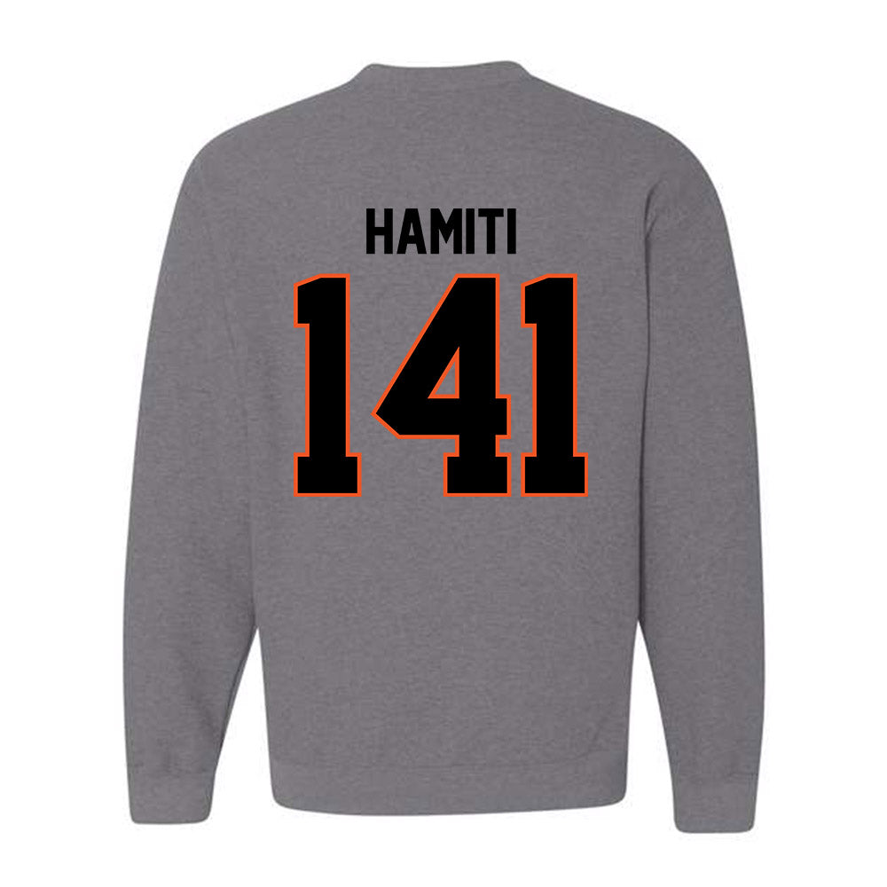 Oklahoma State - NCAA Wrestling : Jake Hamiti - Classic Shersey Crewneck Sweatshirt-1