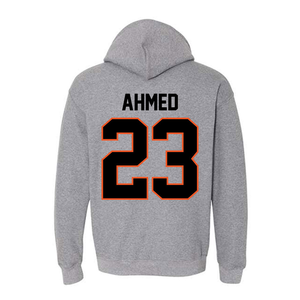 Oklahoma State - NCAA Men's Basketball : Benjamin Ahmed - Classic Shersey Hooded Sweatshirt-1