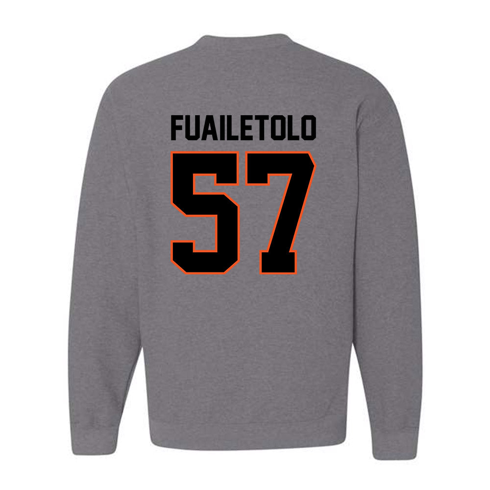 Oklahoma State - NCAA Football : Simona Fuailetolo - Classic Shersey Crewneck Sweatshirt-1