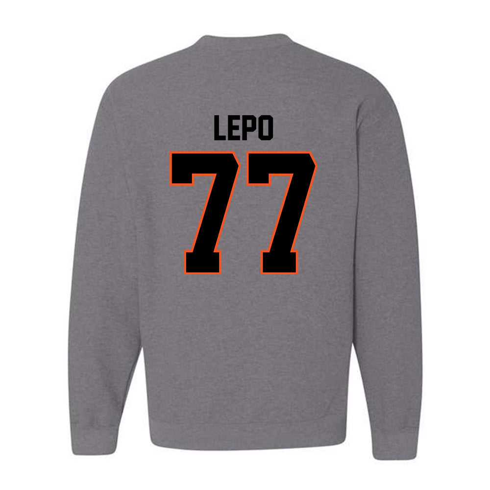Oklahoma State - NCAA Football : Ashton Lepo - Classic Shersey Crewneck Sweatshirt-1