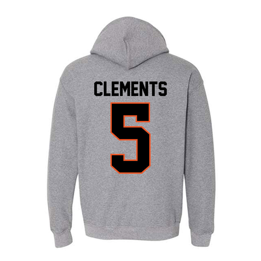 Oklahoma State - NCAA Football : Saadiq Clements - Classic Shersey Hooded Sweatshirt-1