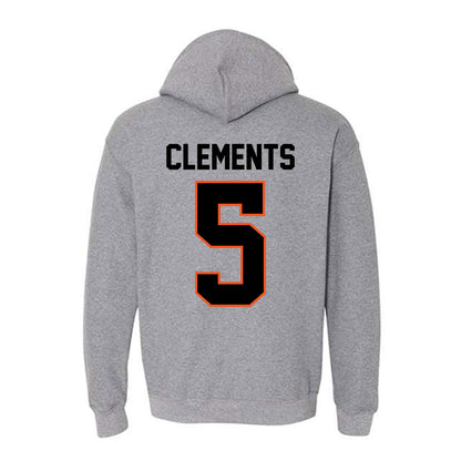 Oklahoma State - NCAA Football : Saadiq Clements - Classic Shersey Hooded Sweatshirt-1