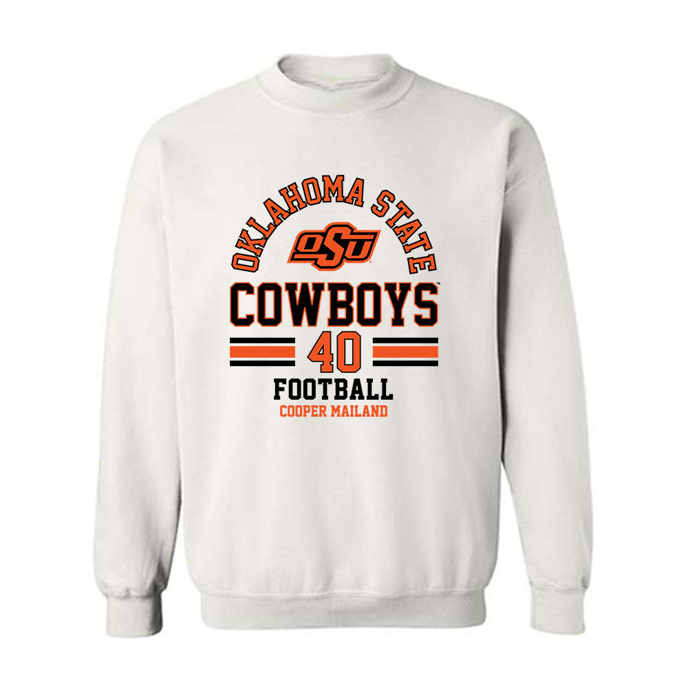 Oklahoma State - NCAA Football : Cooper Mailand - Classic Fashion Shersey Crewneck Sweatshirt-0