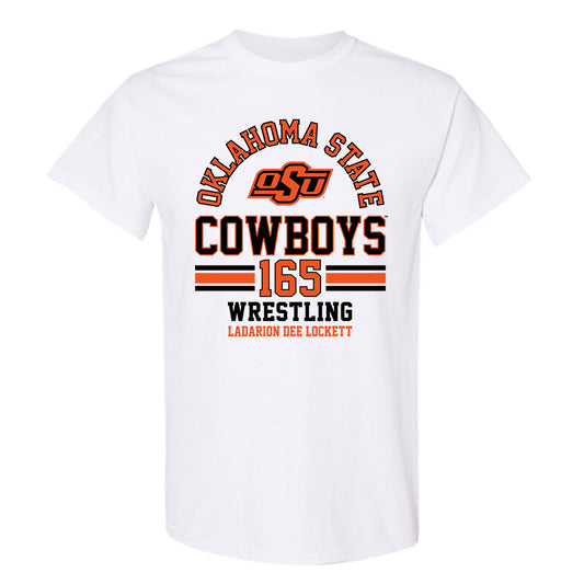 Oklahoma State - NCAA Wrestling : LaDarion Dee Lockett - Classic Fashion Shersey T-Shirt-0