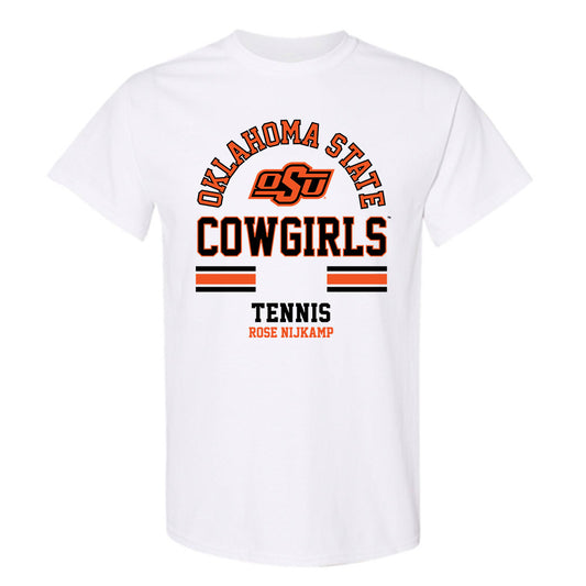 Oklahoma State - NCAA Women's Tennis : Rose Nijkamp - Classic Fashion Shersey T-Shirt-0