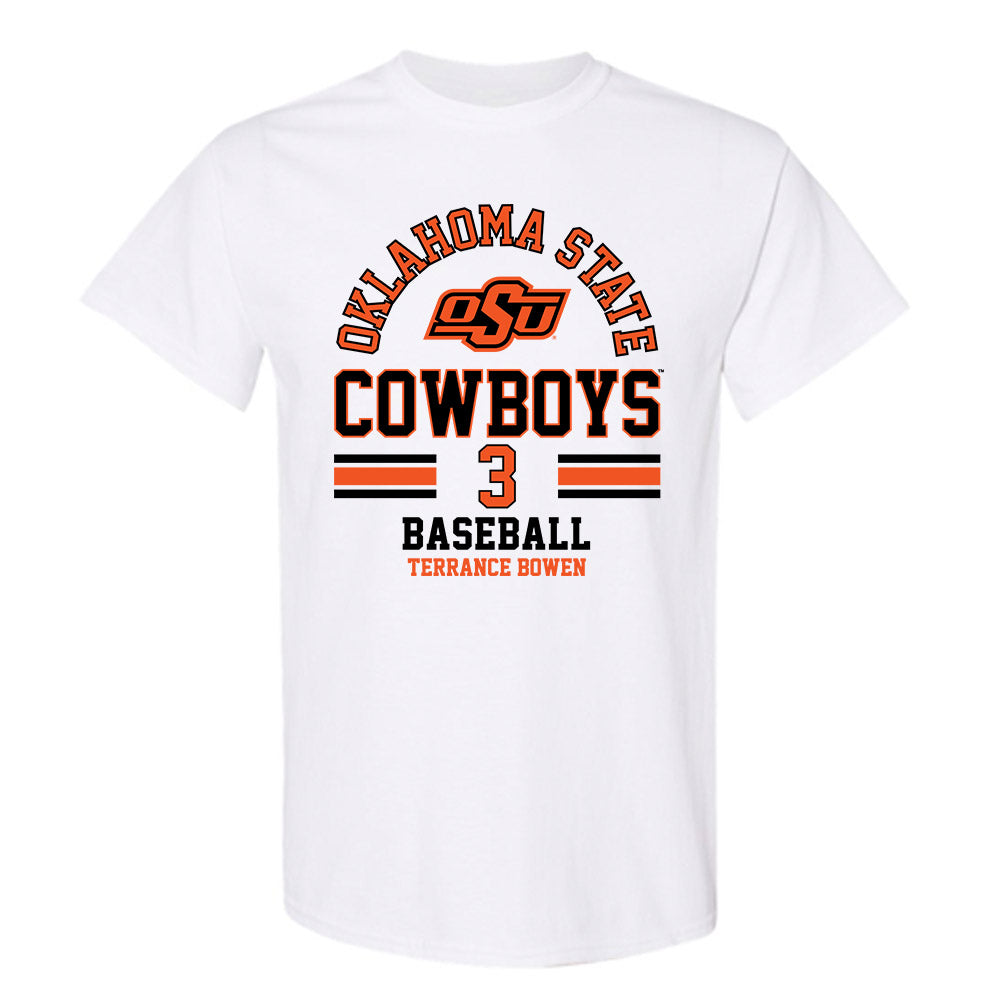Oklahoma State - NCAA Baseball : Terrance Bowen - Classic Fashion Shersey T-Shirt-0