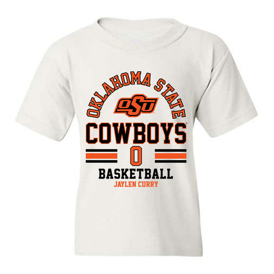 Oklahoma State - NCAA Men's Basketball : Jaylen Curry - Classic Fashion Shersey Youth T-Shirt-0